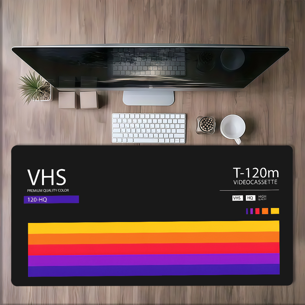 fashion Retro VHS Style art Mo - Retro Gaming Keyboard And Mouse ulasan dan harga