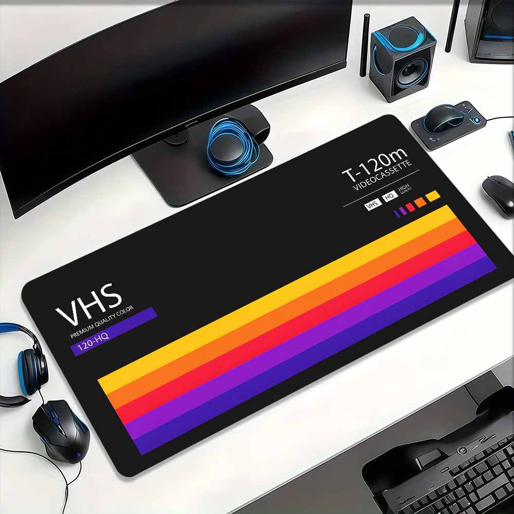 fashion Retro VHS Style art Mo - Retro Gaming Keyboard And Mouse ulasan dan harga
