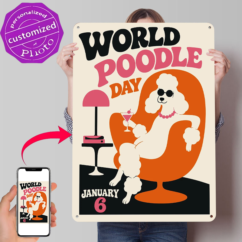 World Poodle Day Retro Tinplat - World Of Retro Gaming ulasan dan harga