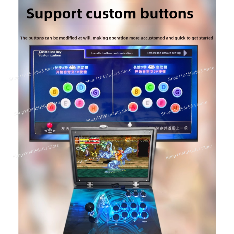 Foldable Arcade Stick - Portab - Retro Gaming Arcade Console ulasan dan harga