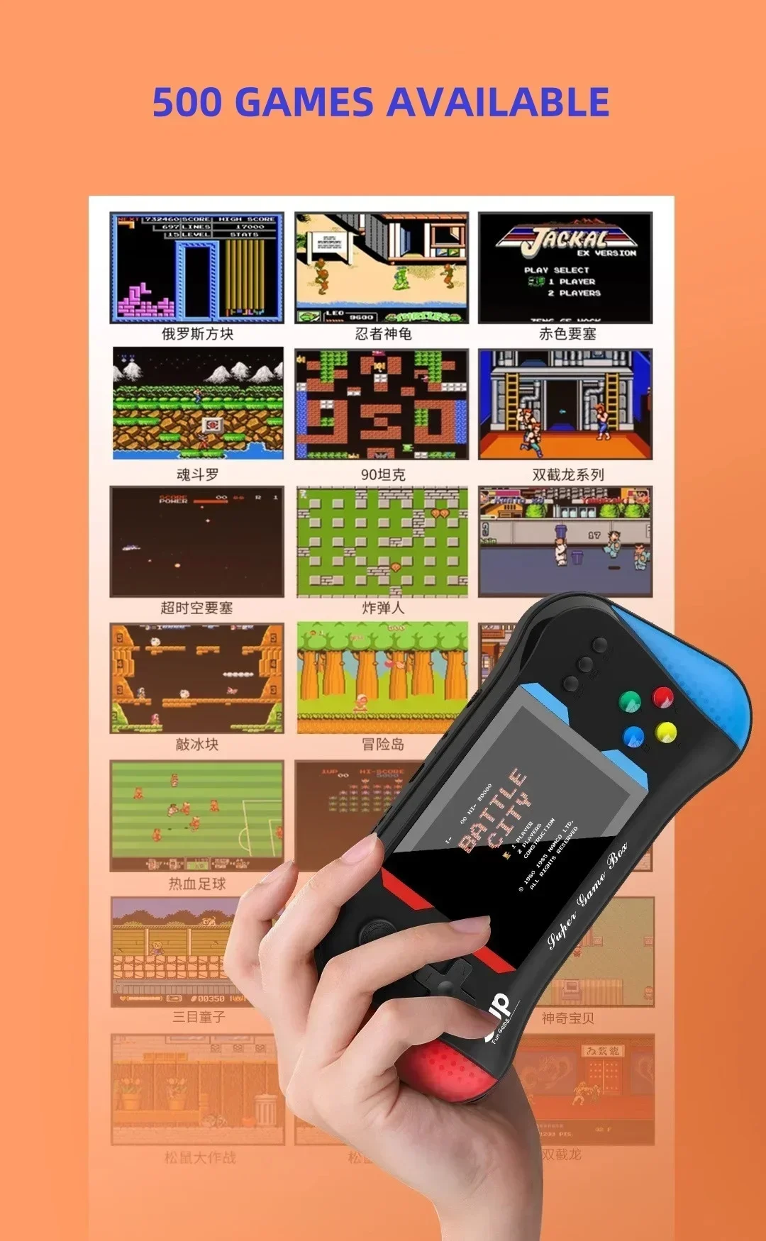 Children's Game Console Palm R - Retro Gaming Handheld ulasan dan harga