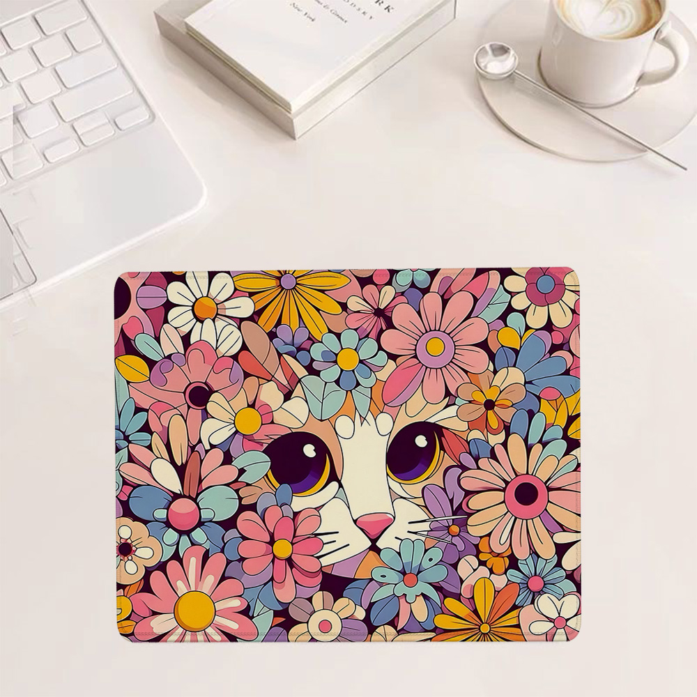 Retro floral cat Small Mouse P - Retro Gaming Keyboard And Mouse ulasan dan harga