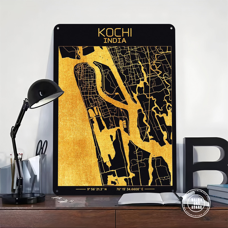 Kochi Kerala India Printed Pos - Retro Gaming India ulasan dan harga