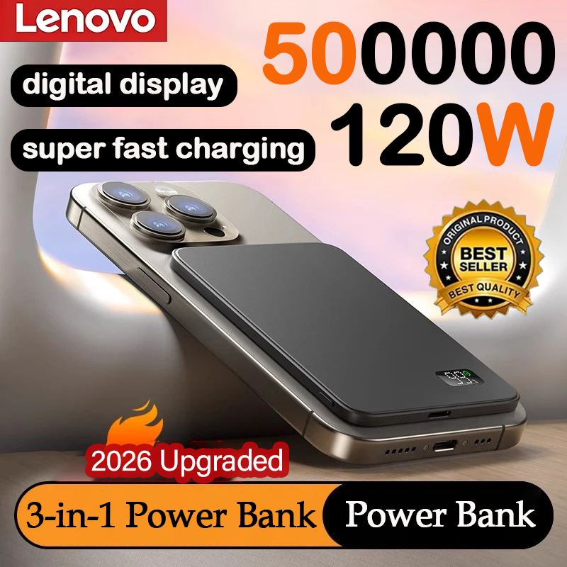 Lenovo 500000mAh Magnetic Wire - Retro Gaming Power Bank ulasan dan harga