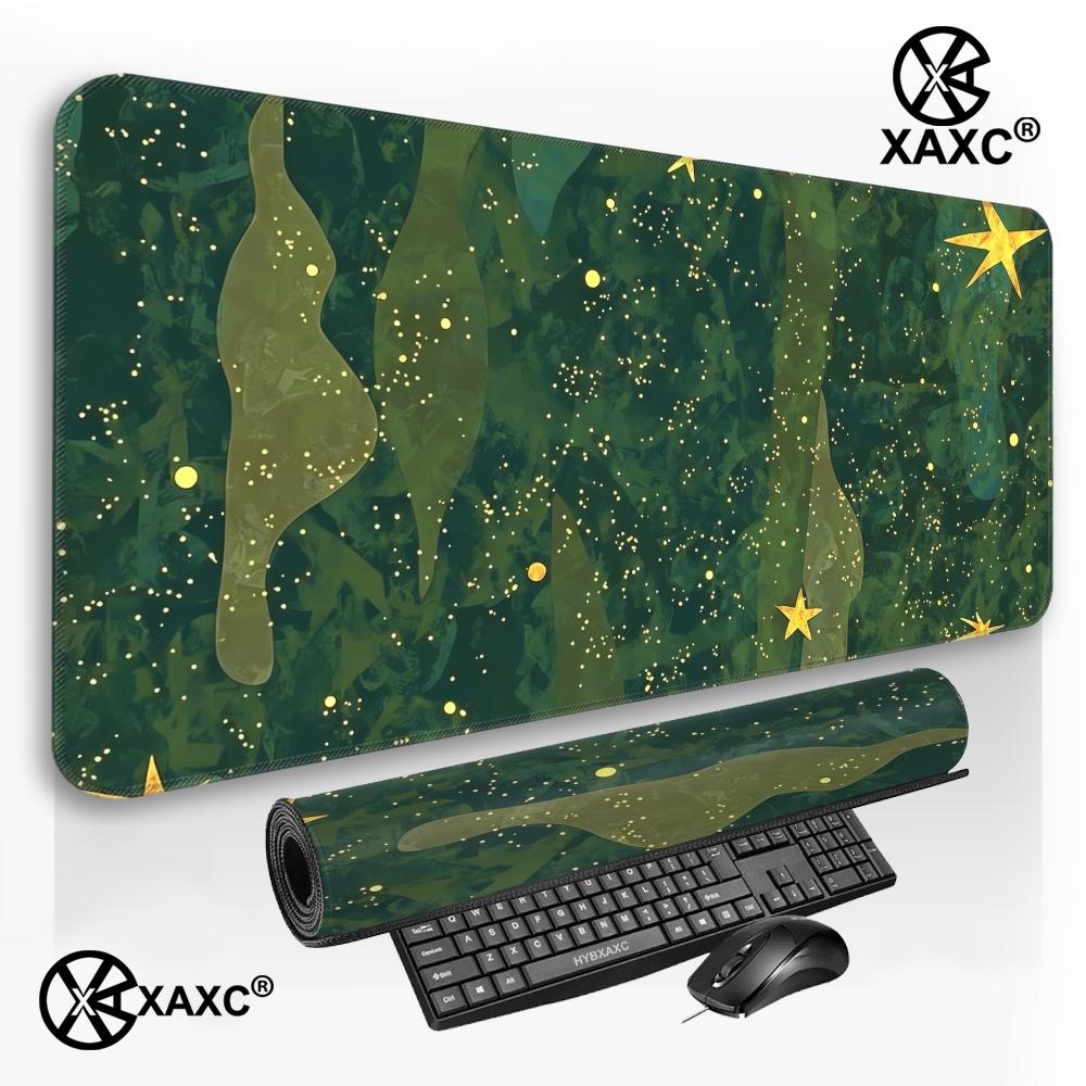 Green Retro Star Stripes Desk  - Retro Gaming Keyboard And Mouse ulasan dan harga